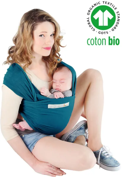 Basic Bio-Stretch-Tragetuch Blau