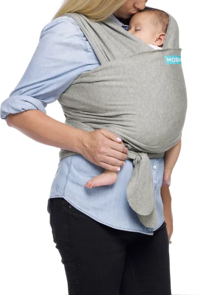 Klassisches elastisches Tragetuch - grau