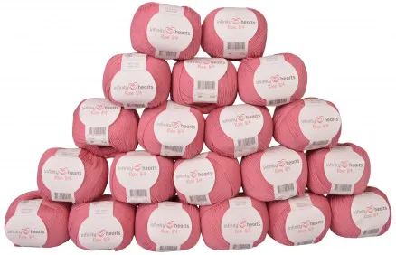 Infinity Hearts Rose 8/4 Garnpakke Unicolor 29 Altrosa - 20 Stk - Infinity Hearts Rose 8/4 Garnpakke Unicolor 29 Altrosa - 20 Stk