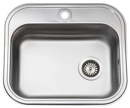 Juvel Intra juvel Küchenspüle bmk480b1 480 x 340 mm matt mit Siebkorb