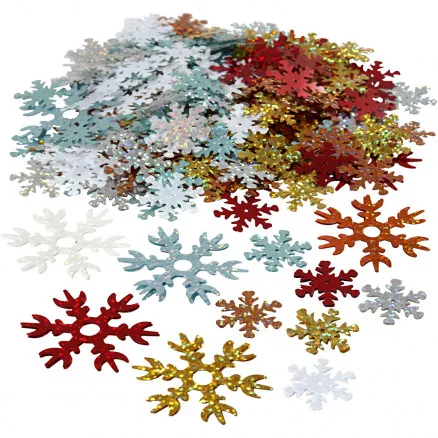 Pailletten, assortierte Farben, Durchmesser 25+45 mm, 250 g/1 Packung.