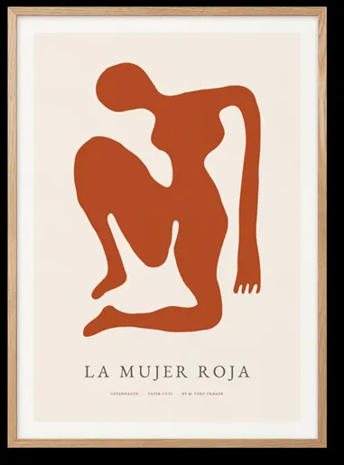 Peléton Red Woman 70x100 Poster