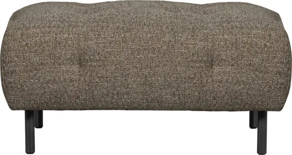 Lloyd, Sofahocker, dunkelbraun, H45x90x90 cm