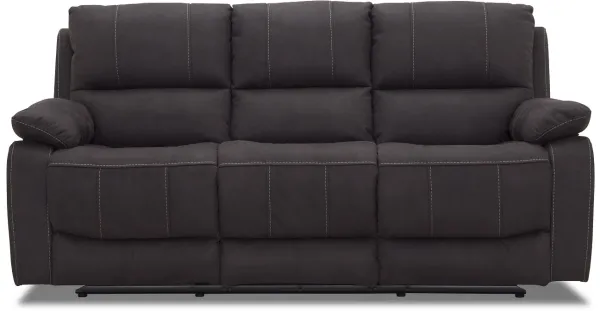 HAGA Texas 3-Sitzer Relaxsofa - grauer Stoff