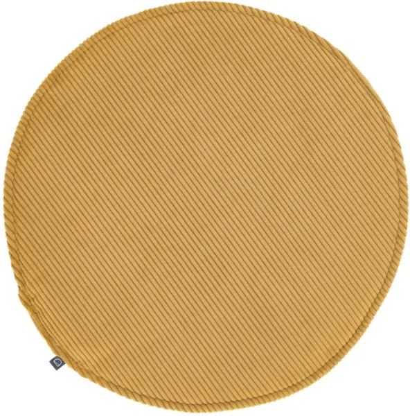 Sora, Esszimmerstuhl Sitzkissen, Senf, H2,5x35x35 cm