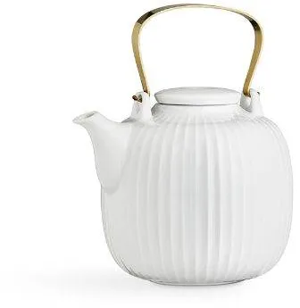 Kähler Hammershøi Teekanne - Weiß - 1,20 l.