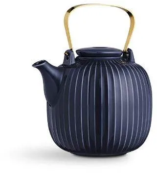Kähler Hammershøi Teekanne - Indigo - 1,20 l.