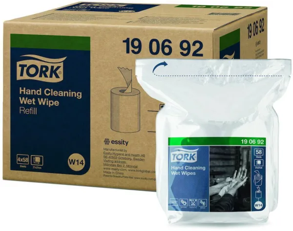 Tork Premium Wet Wipes Nachfüllpack Hände pk/58 Tücher